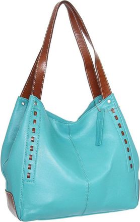 Nino Bossi Alyssa Durable Leather Satchel