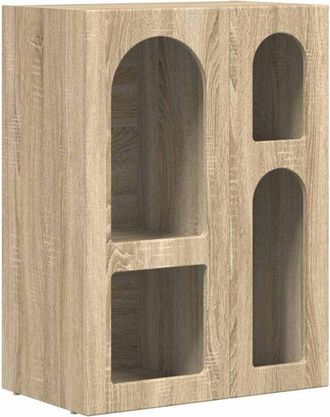 vidaXL Aparador Roble Sonoma 59 X 35 X 80.5 Cm Madera De Ingenier&iacute;a Vidaxl