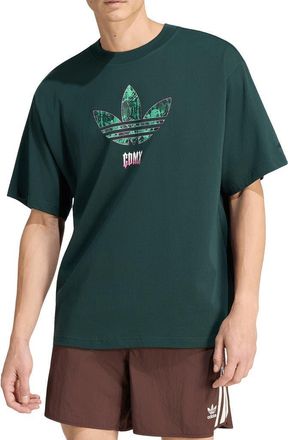 adidas Mexico City Cotton Graphic T-Shirt in Shadow Green/Black at Nordstrom, Size X-Large