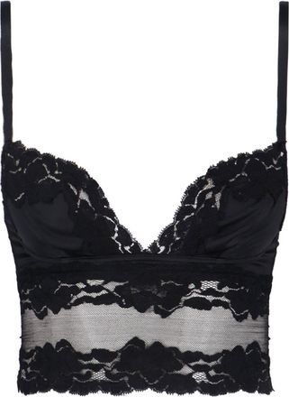 Dolce & Gabbana Lace And Satin Top