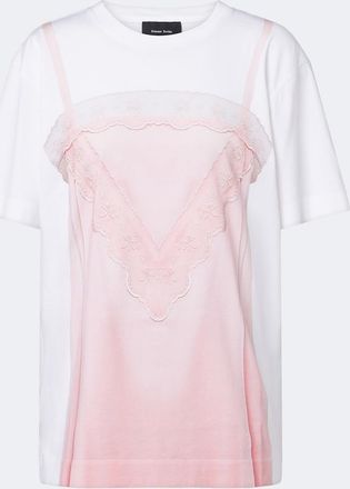 Simone Rocha Trompe loeil cotton jersey T-shirt