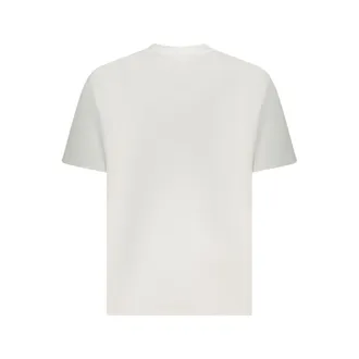 Calvin Klein Logo-Embroidered Cotton T-Shirt - White