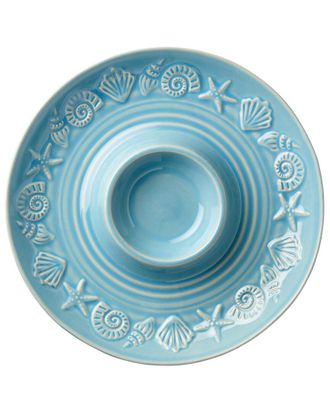 Certified International Coastline Blue Chip & Dip