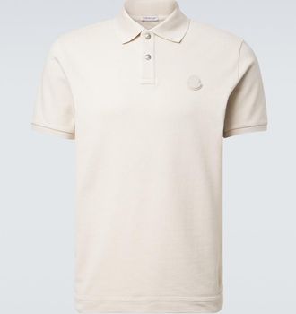Moncler Logo cotton polo shirt