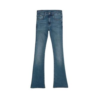G-Star 3301 Flare Jeans - Dames - Bootcut Jeans - Blauw - W29 L32 - Katoen - Jeans
