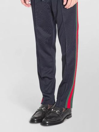 Gucci web stripe technical jersey sport trousers