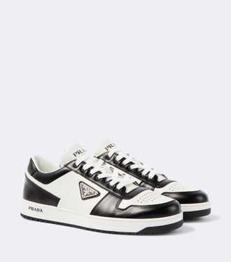 Prada Downtown leather sneakers