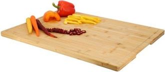 MegaChef 20 x 14 Inch Rectangle Wood Cutting Board in Bamboo at Nordstrom