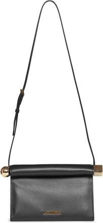 Jacquemus Rond Carr&eacute; Tas - Dames - Tassen - Zwart - Maat: ONE Size Katoen