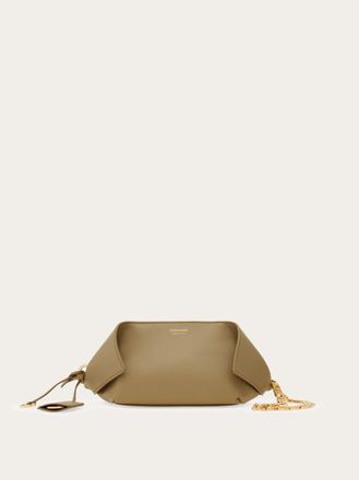 Ferragamo Women Folded clutch Beige