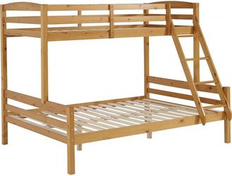 Habitat et Jardin Litera De Madera l&eacute;a - 140/90 X 190 Cm - Marr&oacute;n