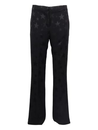 Shirtaporter star-print trousers - Nero