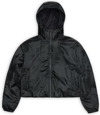 Rains Lohja Short Insulated Jacket W3T1 Regenjacke - Unisex | schwarz