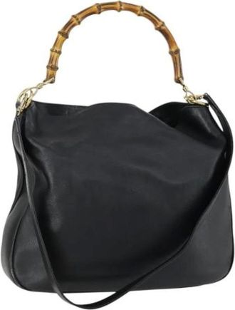 Gucci Pre-owned Handbags, female, Black, Size: ONE SIZE Pre-owned Vintage Handbag