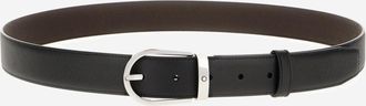 Montblanc Mens Belt Two-Tone Reversible Leather Multicolour