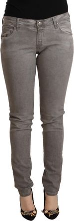 Acht Cotton Low Waist Skinny Push Up blue Womens Jeans