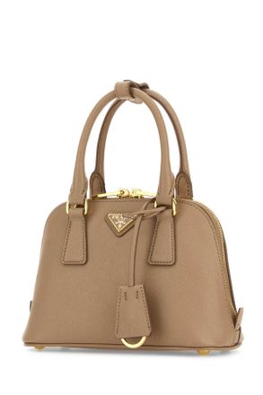 Prada Womens Beige Leather Handbag Cammeo Calfleather Borse A Mano Bag