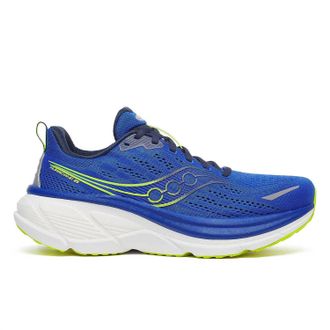 Saucony Mens Hurricane 25 Running Shoe In Lapis/citron
