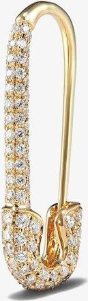 Anita Ko 18K Yellow Gold Safety Pin Diamond Earring - Womens - Diamond/18kt Yellow Gold