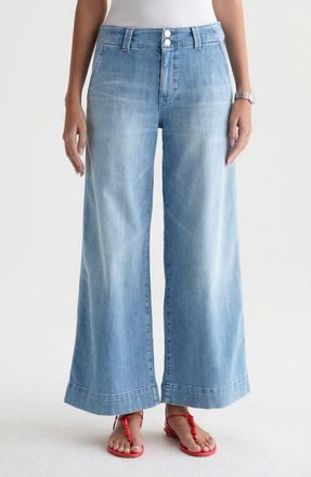 AG - Adriano Goldschmied Stella Ankle Wide Leg Trouser Jeans in Flight at Nordstrom, Size 26
