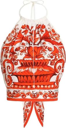 Dolce & Gabbana Maiolica-Print Top