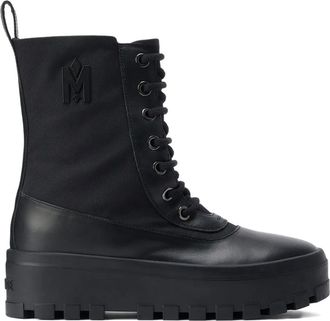 Mackage Stivali Hero con logo - Nero