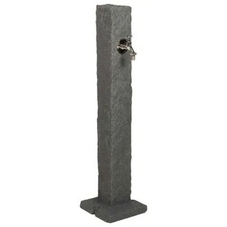 vidaXL Tanque De Jard&iacute;n Gris Antracita 26 X 26 X 98 Cm Pe Vidaxl