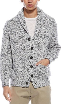 Brunello Cucinelli Wool, Cashmere, & Silk-Blend Shawl Collar Cardigan