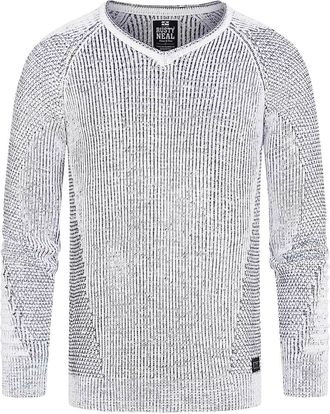 Rusty Neal Chunky Slim Fit V-Hals Trui