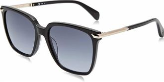 Rag & Bone Unisex Rnb1066/s 907 Eyeglasses In Black/grey