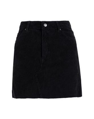 Topshop Topshop cord high waisted skirt in Black - BLACK