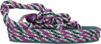 Isabel Marant Isabel Marant Womens Rope Sandals - Purple Textile - Size EU 40