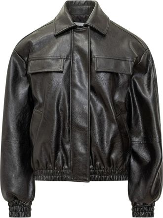 Msgm flap-pockets bomber jacket - Black