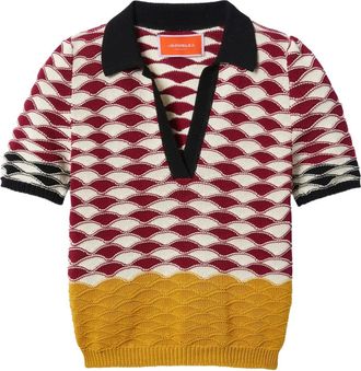 La DoubleJ Polo Sunset - Bianco