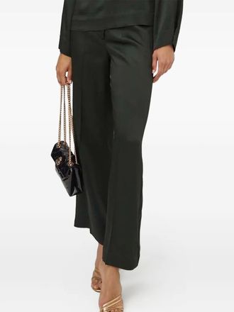 Liviana Conti High waist plooibroek - Zwart