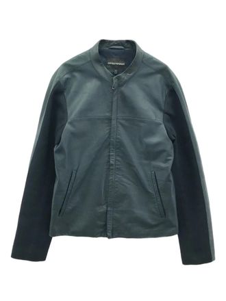 Men's Emporio Armani Leather Jackets - up to −81% | Stylight