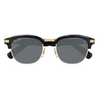 Cartier Sunglasses, unisex, Black, Size: 52 MM Sunglasses