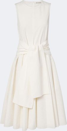 J.W.Anderson Cotton cloqu&eacute; midi dress