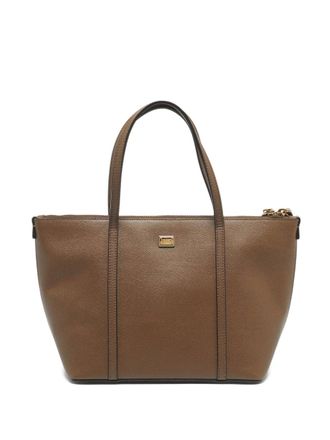 Dolce & Gabbana Miss Escape leather tote bag - Brown