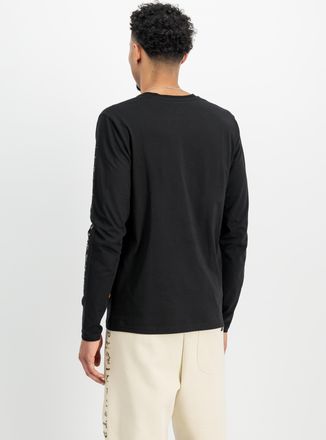 Alpha Industries Longsleeve ALPHA INDUSTRIES Camo Sleeve Longsleeve, Herren, Gr. XXL, schwarz, Obermaterial: 100% Baumwolle, Shirts Longsleeve