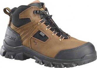 Carolina Mens Gruntz 5 Ez-On Steel Toe Hiker Boot In Dark Brown