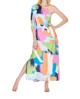 Jade Yoga One Shoulder Maxi Dress
