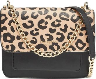 Kate Spade New York Borsa a tracolla leopardata - Nero