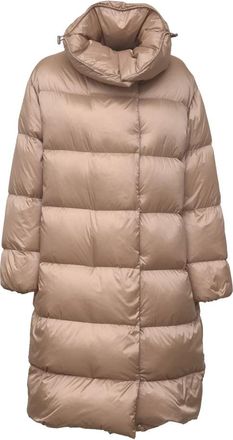 Add Piumuino Lungo - Dames - Dons jassen - Beige - S - Jassen