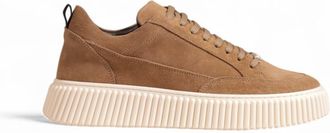 Antony Morato Leather Sneakers with Rubber Sole