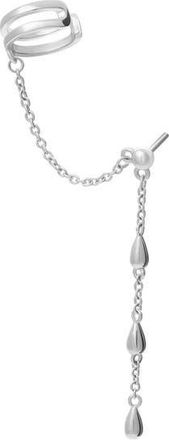 Lucy Quartermaine Drop Earring with Cuff in Sterling Silver at Nordstrom