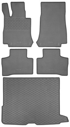 OEM Juego De Alfombrillas De Goma Para Coche Y Alfombrilla Para Maletero Para Mercedes Glc X253 Suv Desde Septiembre De 2015
