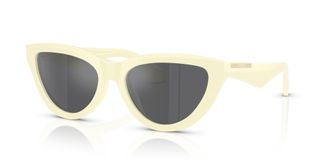 Burberry Grey Mirror Silver Cat Eye Ladies Sunglasses BE4436U 41456G 55