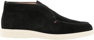 Santoni Desert Boot - Heren - Enkellaarsjes - Zwart - 43 EU - Su&egrave;de - Schoenen