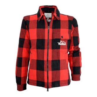 Woolrich Lichtgewicht Jas - Heren - Zomerjassen - Rood - S - Katoen - Jassen